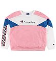 Champion Fashion Sweatshirt - Roze/Wit/Blauw