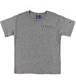 Champion Fashion T-shirt - Grey Melange w. Logo