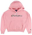 Champion Fashion Sweat  Capuche - Rose av. Logo