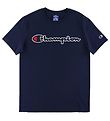 Champion Fashion T-Shirt - Navy m. Logo