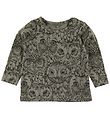 Soft Gallery Long Sleeve Top - Baby Bella - Armygreen w. Owls