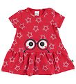 Freds World Dress - Star Peep - Traffic Red w. Stars