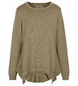 Creamie Pullover - Lurex - Stripe - Verstecktes Green