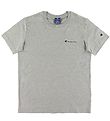 Champion Fashion T-Shirt - Graumeliert m. Logo