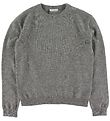 Dolce & Gabbana Jumper - Wool - Grey Melange w. Embroidery