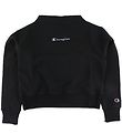 Champion Fashion Sweatshirt - High Neck/Crop - Black