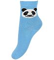 TIER Socken - Galopp - Blau m. Panda