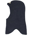 Racing Kids Balaclava - Wool/Cotton - 2-layer - Navy