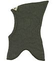 Racing Kids Balaclava - Wool/Cotton - Double Layer - Green