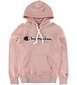 Champion Fashion Hoodie - Rosa m. Logo