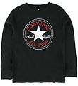 Converse Long Sleeve Top - Black w. Logo