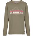 Creamie Pullover - Attitude - Covert Green m. Print