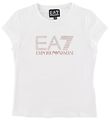 EA7 T-shirt - White w. Logo