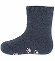 Joha Socks - Wool - Blue w. Anti-slip