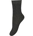 Melton Socks - Rib - Grey