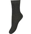 Melton Chaussettes - Rib - Gris