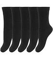 Melton Socken - 5er-Pack - Schwarz