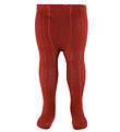 Condor Tights - Wool/Acrylic - Rib - Brick Red