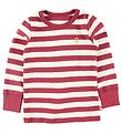 Katvig Long Sleeve Top - Red w. Stripes