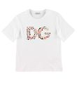 Dolce & Gabbana Stuttermabolur - Country - Hvítur M. Plum broder