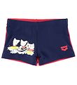 Arena Swim Pants - Friends - Navy/Cherry Red