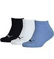 Puma Ankle Socks - 3-pack - Navy/Blue/Light Blue