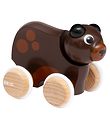 BRIO Push Toy - Bear - Brown 30338