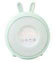 Rabbit & Friends Wekker m. Licht - 20x15x6 cm - Wake Omhoog - Gr