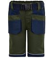 Minymo Work Shorts - Green/Navy