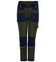 Minymo Cargo Work Trousers - Green/Navy