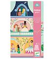 Djeco Giant Puzzle - 36 Pieces - 90 cm - Princess Tower