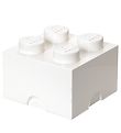 LEGO® Storage Storage Box - 4 Knobs - 25x25x18 - White
