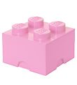 LEGO Storage Bote de rangement - 4 Boutons - 25x25x18 - Rose C