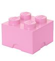 LEGO Storage Aufbewahrungsbox - 4 Knufe - 25x25x18 - Pink