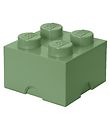 LEGO® Storage Storage Box - 4 Knobs - 25x25x18 - Dusty Green