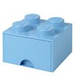 LEGO Storage Storage Drawer - 4 Knobs - 25x25x18 - Light Blue