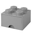 LEGO Storage Frvaringslda - 4 Knoppar - 25x25x18 - Gr