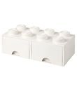 LEGO Storage Storage Drawer - 8 Knobs - 50x25x18 - White