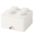 LEGO Storage Storage Drawer - 4 Knobs - 25x25x18 - White