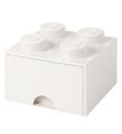 LEGO® Storage Storage Drawer - 4 Knobs - 25x25x18 - White