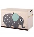 3 Sprouts Opbergbox - 38x61x37 - Olifant