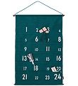 Design Letters Christmas Calendar - 73 cm - Dark Green