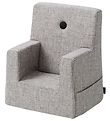 by KlipKlap Armchair - Kids Chair - 43x43x50 cm - Multi Grey/Gre