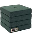 by KlipKlap Fold Mattress - 4 Fold - 100x100 cm - Deep Green/Lig