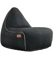 SACkit Bean Bag Chair - Canvas Lounge Chair - 96x80x70 cm - Blac
