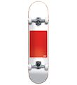 Globe Skateboard - 8'' - G0 Block Serif Complete - White/Red