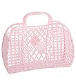 Sun Jellies Large Folding Basket - Retro - 37x30x11 cm - Pink
