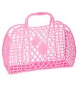 Sun Jellies Large Folding Basket - Retro - 37x30x11 cm - Neon Pi
