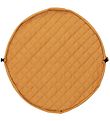 Play&Go Toy Storage Bag Rug - Ø120 - Soft Organic - Mustard Chai