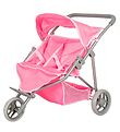 MaMaMeMo Doll Twins Stroller - Pink